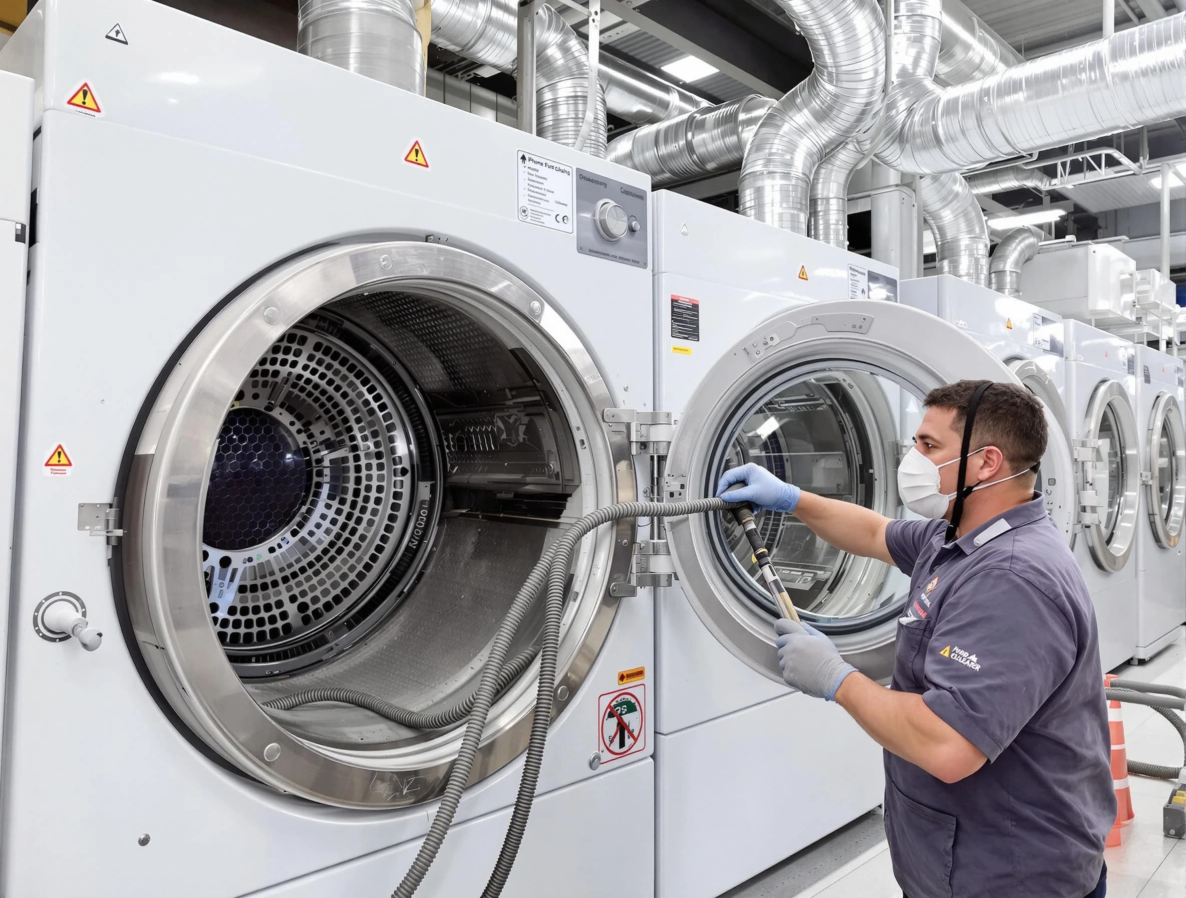 Industrial-grade dryer vent cleaning by Chamberlayne Dryer Vent Cleaning in Chamberlayne