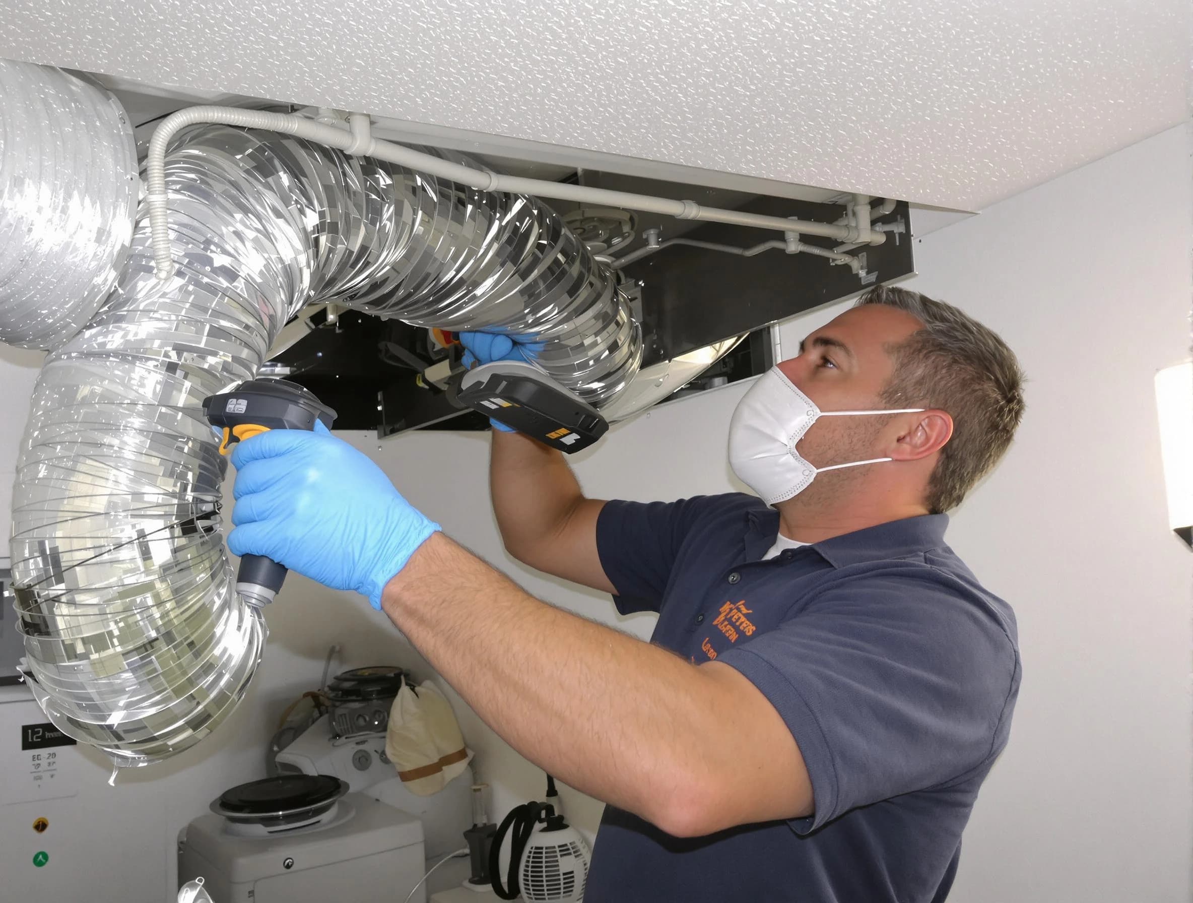 Chamberlayne Dryer Vent Cleaning professional performing thorough residential dryer vent cleaning in Chamberlayne