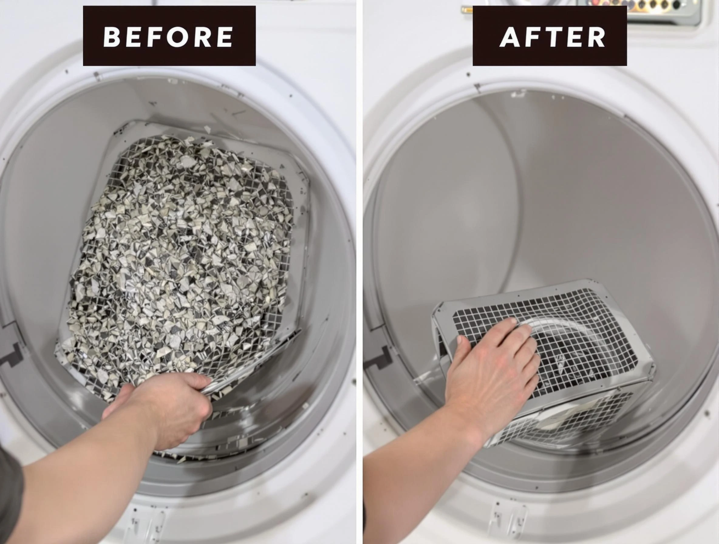 Professional lint trap cleaning by Chamberlayne Dryer Vent Cleaning in Chamberlayne