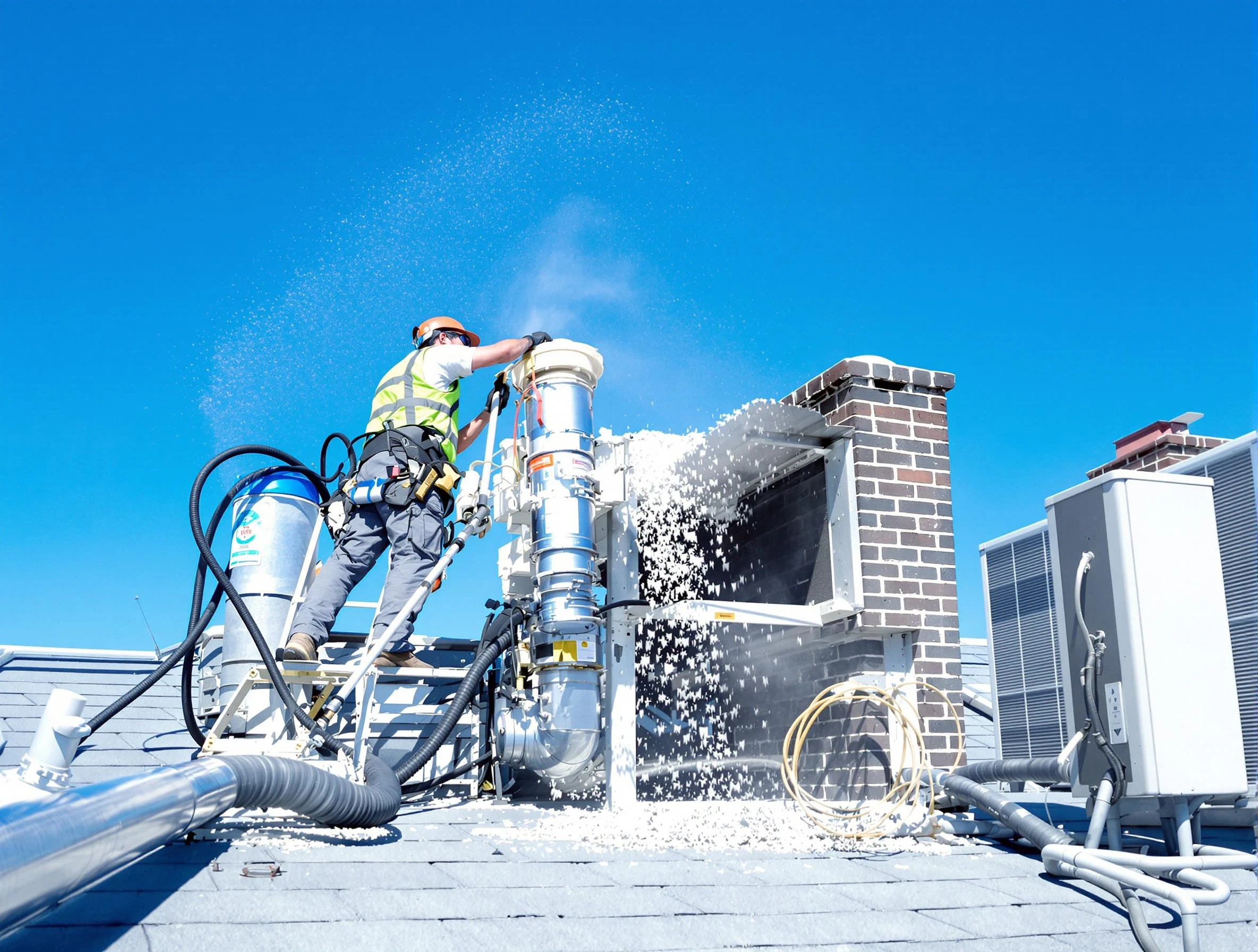 Expert roof dryer vent cleaning by Chamberlayne Dryer Vent Cleaning in Chamberlayne