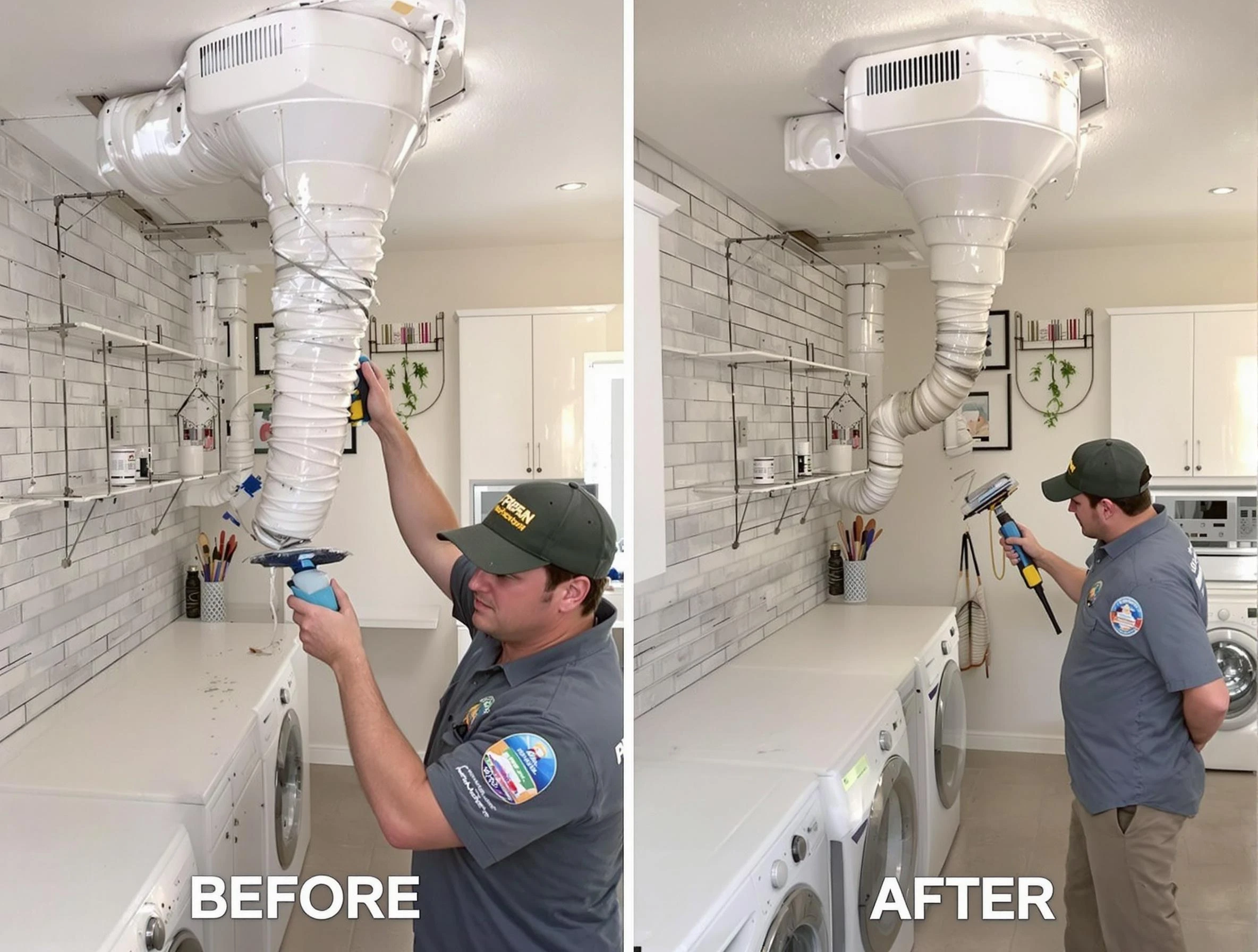 Professional dryer exhaust vent cleaning by Chamberlayne Dryer Vent Cleaning in Chamberlayne