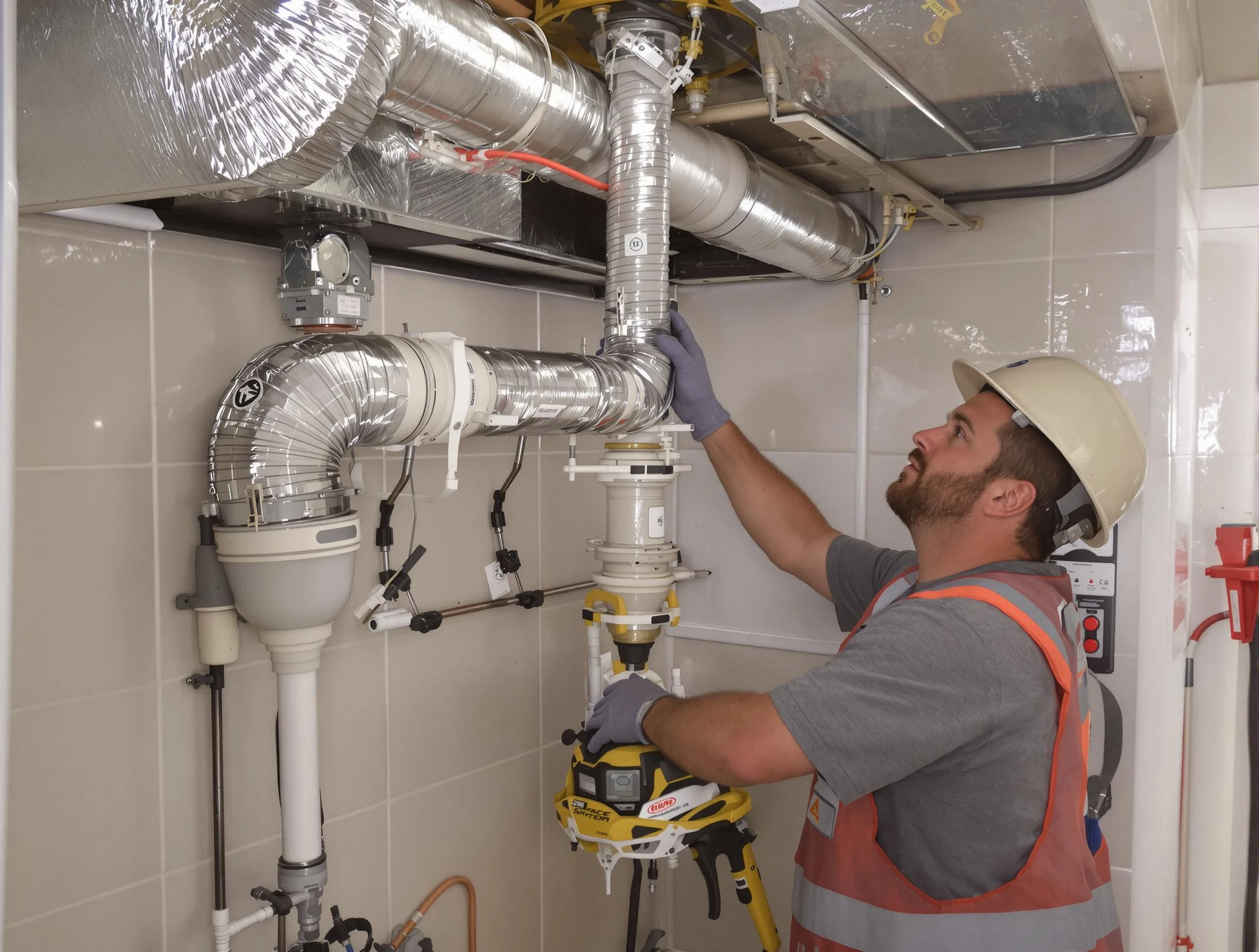 Chamberlayne Dryer Vent Cleaning expert performing professional dryer vent repair and installation in Chamberlayne